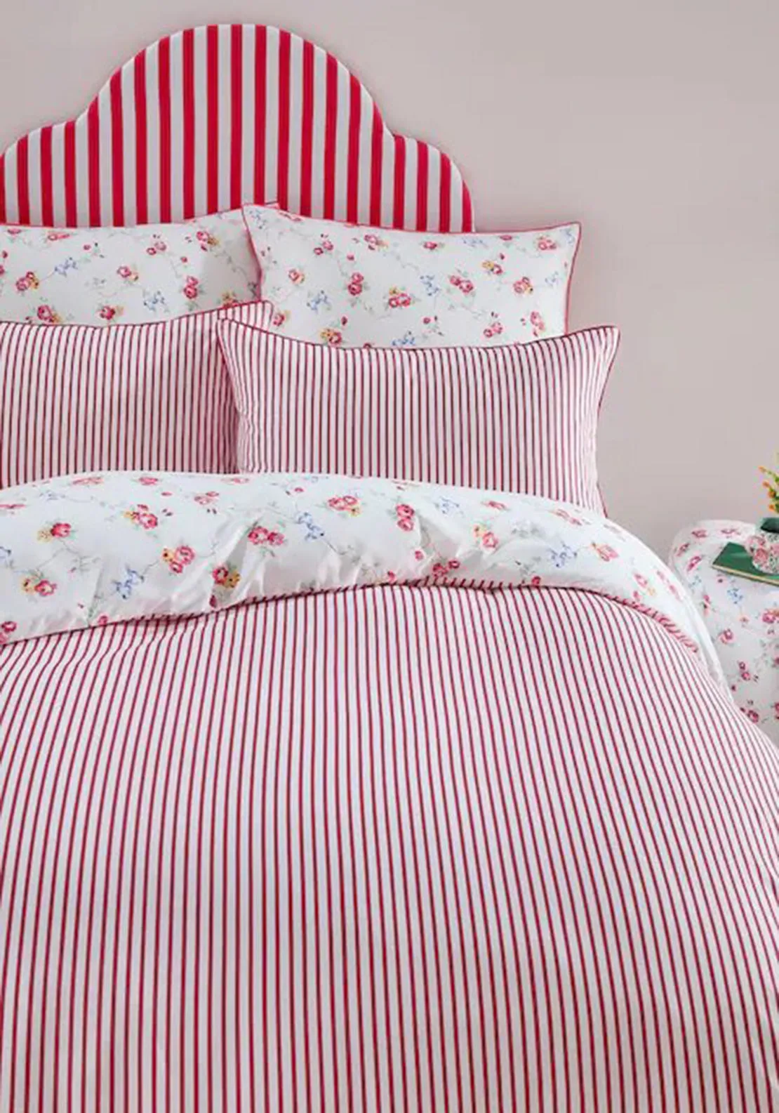 Cath Kidston Rose & Bows Duvet Cover Set, Multi-Coloured