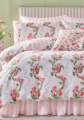 Cath Kidston Rose Flutter Duvet Cover Set, Pink