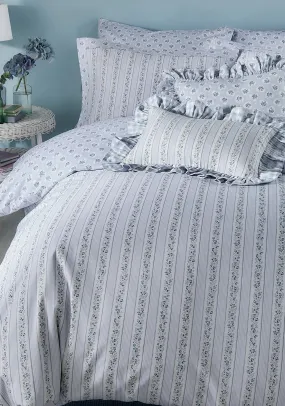 Cath Kidston Ticking Stripe Duvet Cover Set, Blue