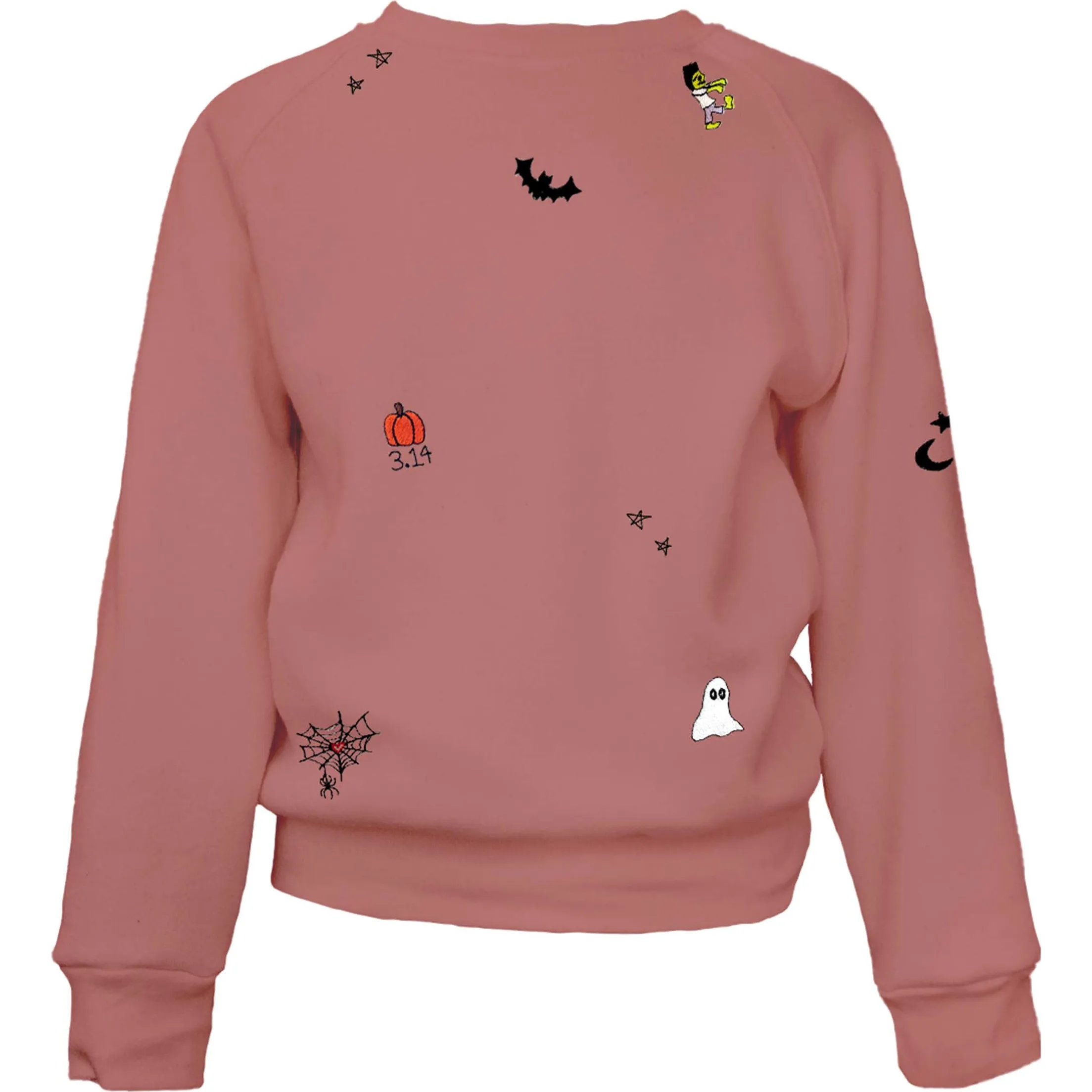 C.Bonz Spooky Sprinkle Halloween Crew Pullover Sweatshirt, Terracotta