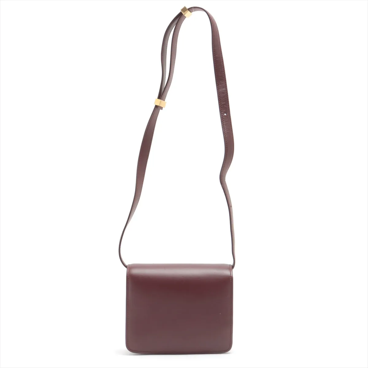 Celine Teen Box Bag Burgandy