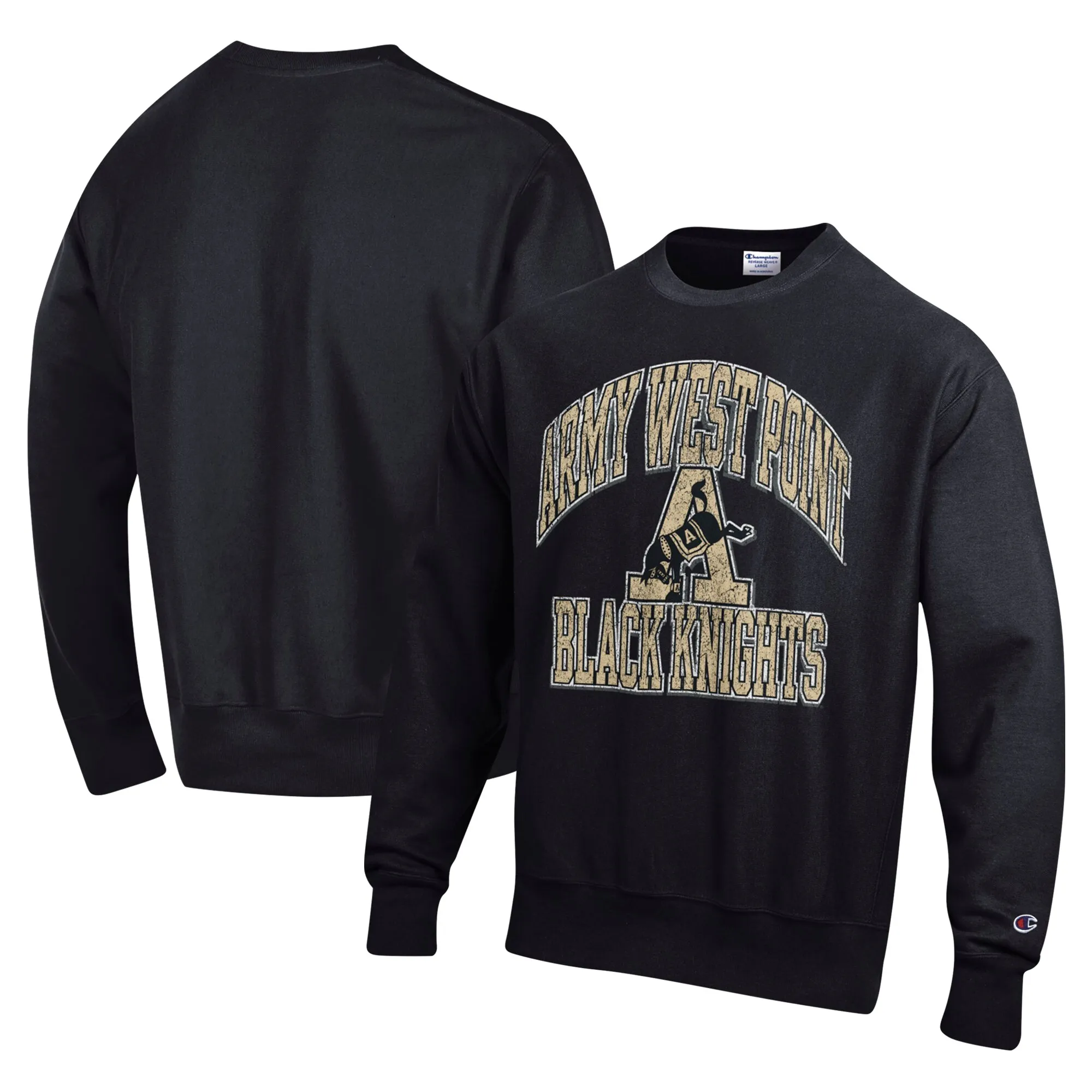 Champion Army Black Knights Black Vault Late Night Reverse Weave Pullover Sweatshirt