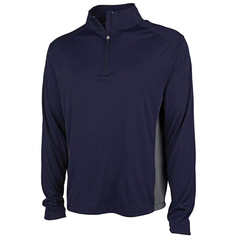 Charles River Men's Navy Horizon Quarter Zip Pullover