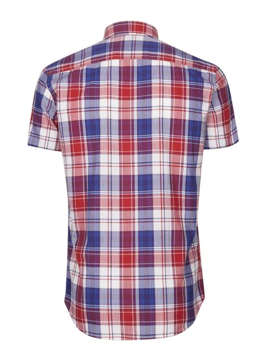 Checked Short-Sleeve Shirt