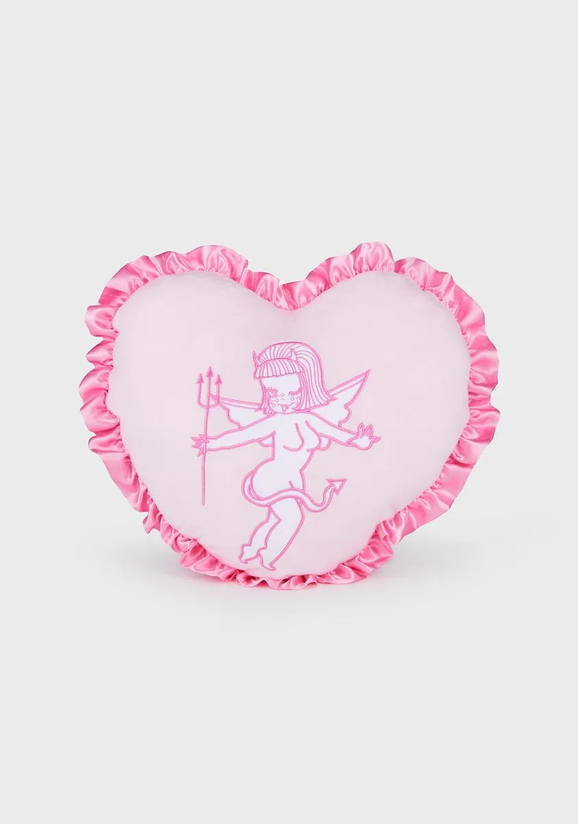 Cherub Heart Pillow-