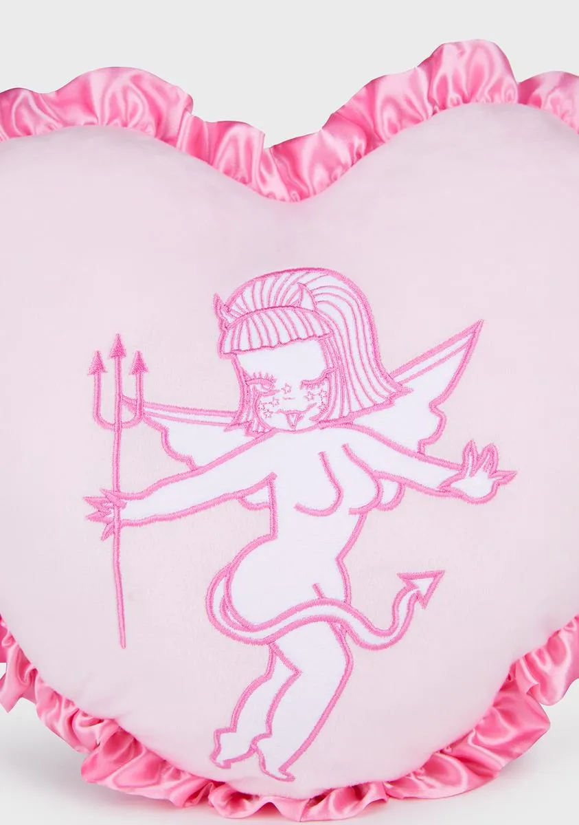 Cherub Heart Pillow-