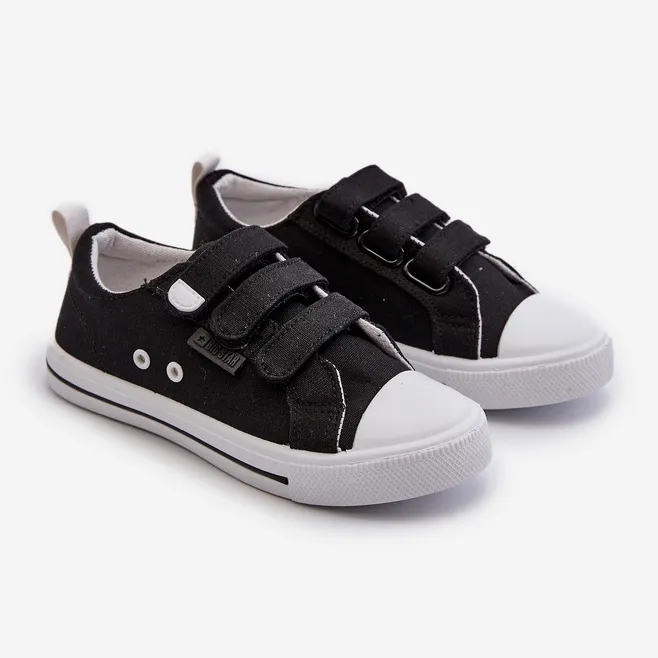 Children's Velcro Sneakers Big Star NN374118 Black