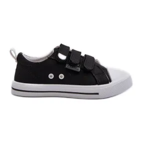 Children's Velcro Sneakers Big Star NN374118 Black