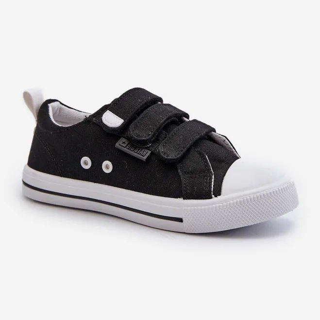 Children's Velcro Sneakers Big Star NN374118 Black