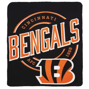 Cincinnati Bengals 50 x 60 Campaign Fleece Thrown Blanket