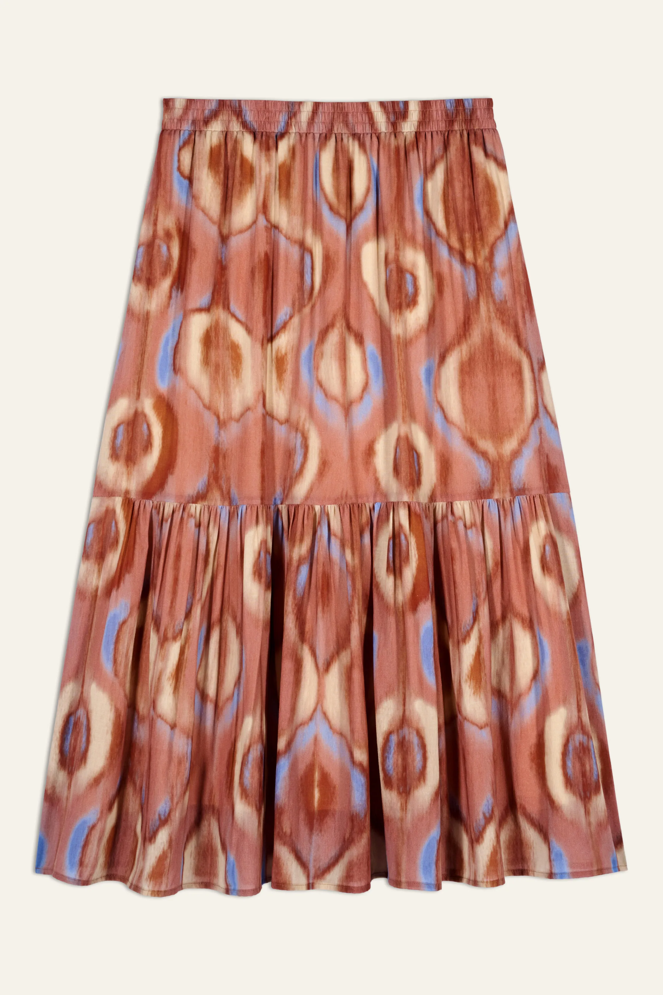 CLARIE flowing midi skirt