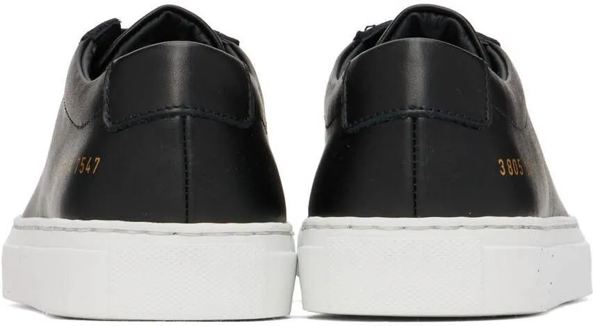 Common Projects Black Original Achilles Low Sneakers