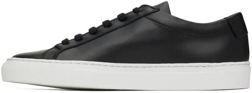 Common Projects Black Original Achilles Low Sneakers