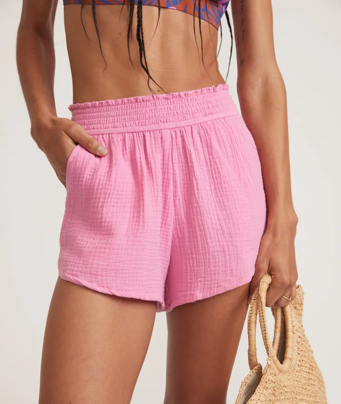 Corinne Double Cloth Short