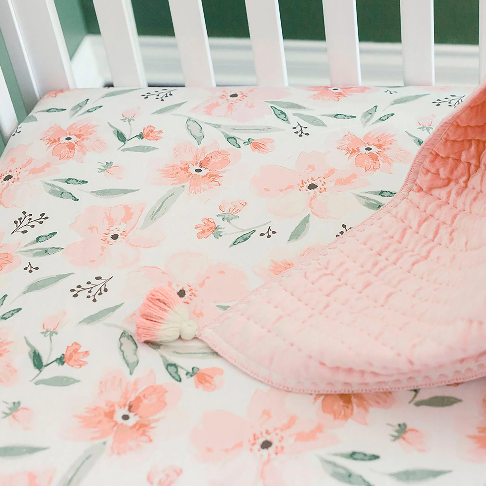 Crane Parker Crib Fitted Sheet  - Clement