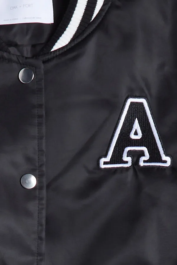 CROPPED VARSITY JACKET