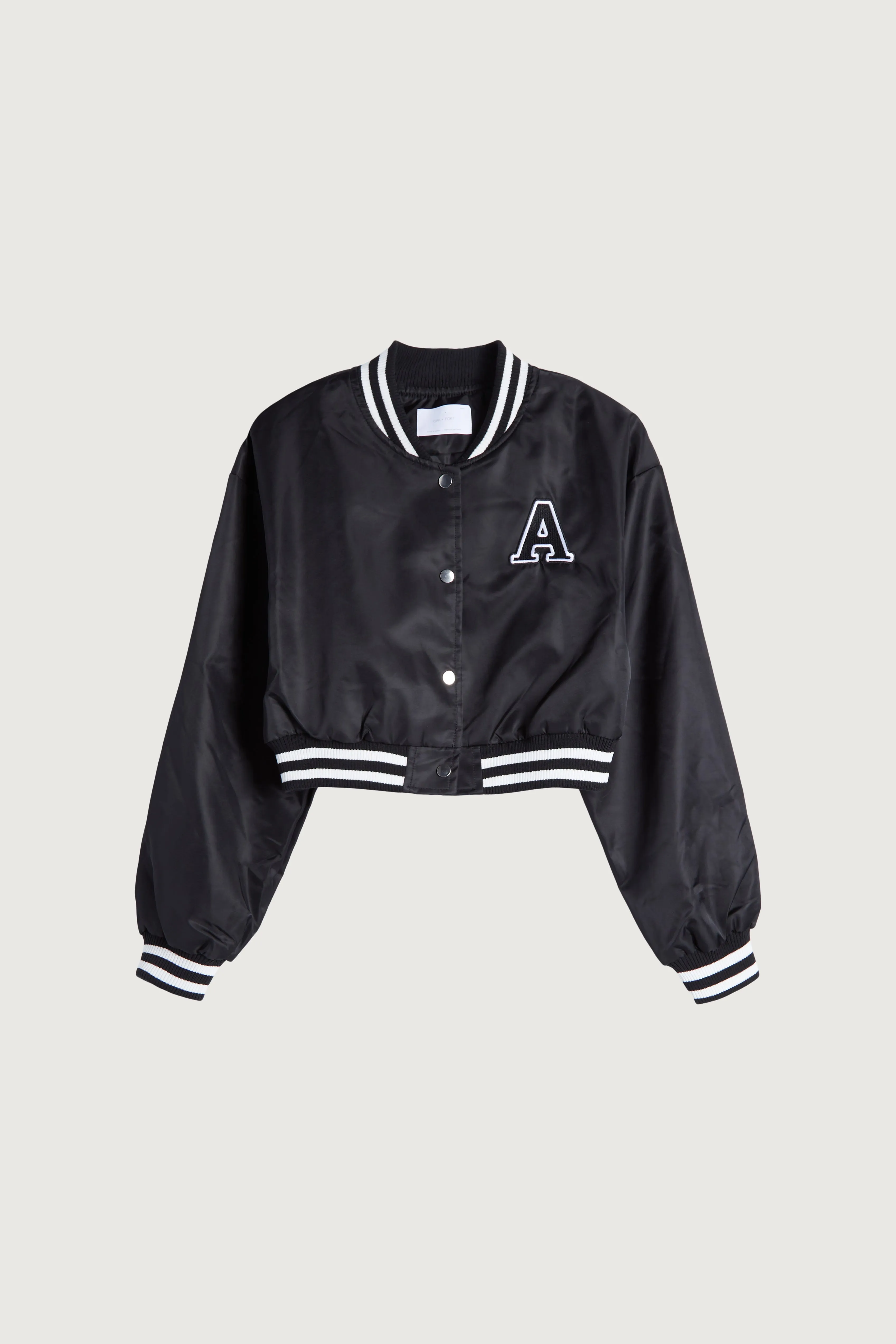 CROPPED VARSITY JACKET