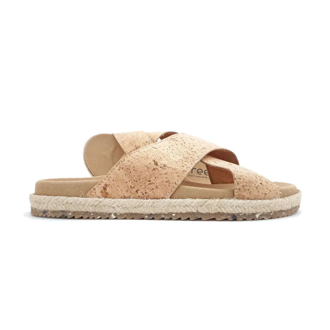 Cross Recycled X | Recycled Cork Sandals