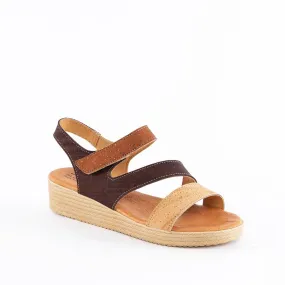 Cultura Portuguesa Cork Sandals Marble & Blue| Made in Portugal | Vegan