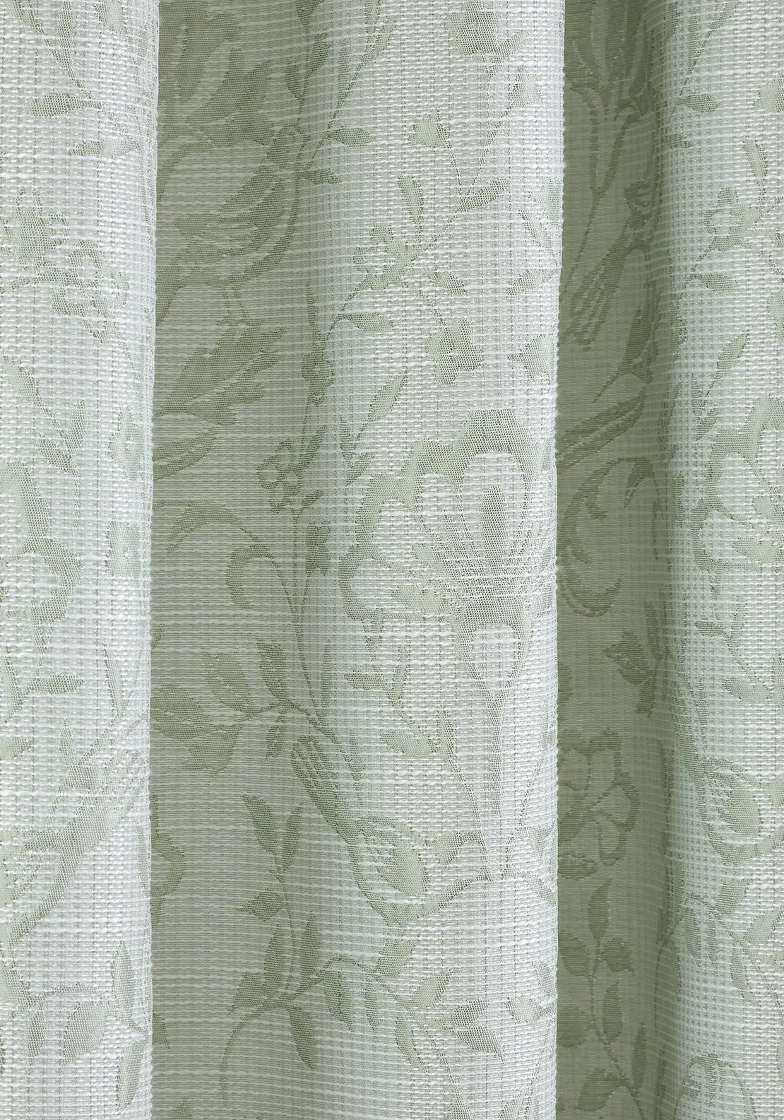 Curtina Marple Thermal Lined Luxury Eyelet Curtains 90”x 90”, Sage Green