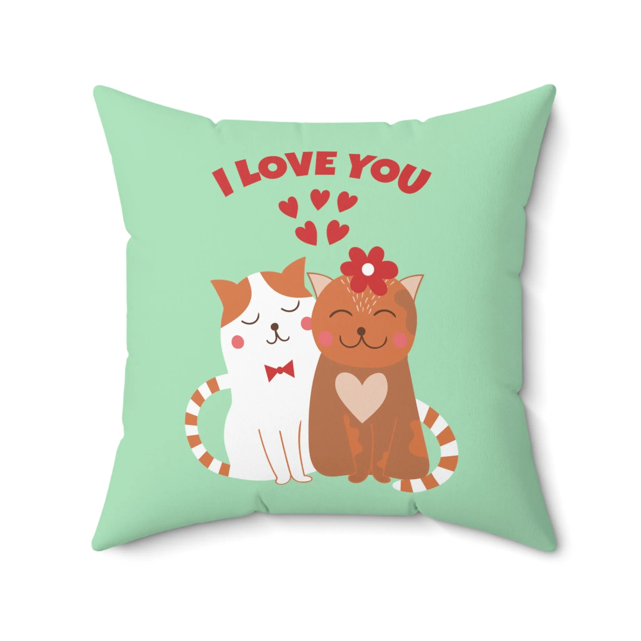 Cute cats Valentine's day Pillow