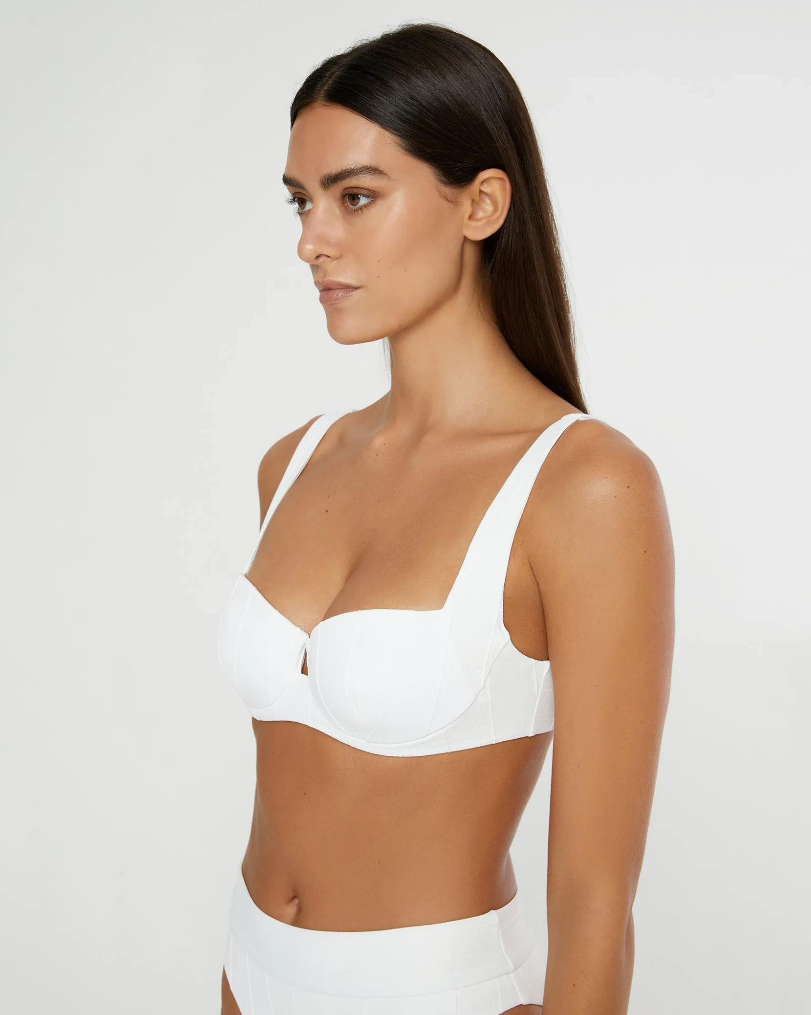 Danica Bikini Top | White