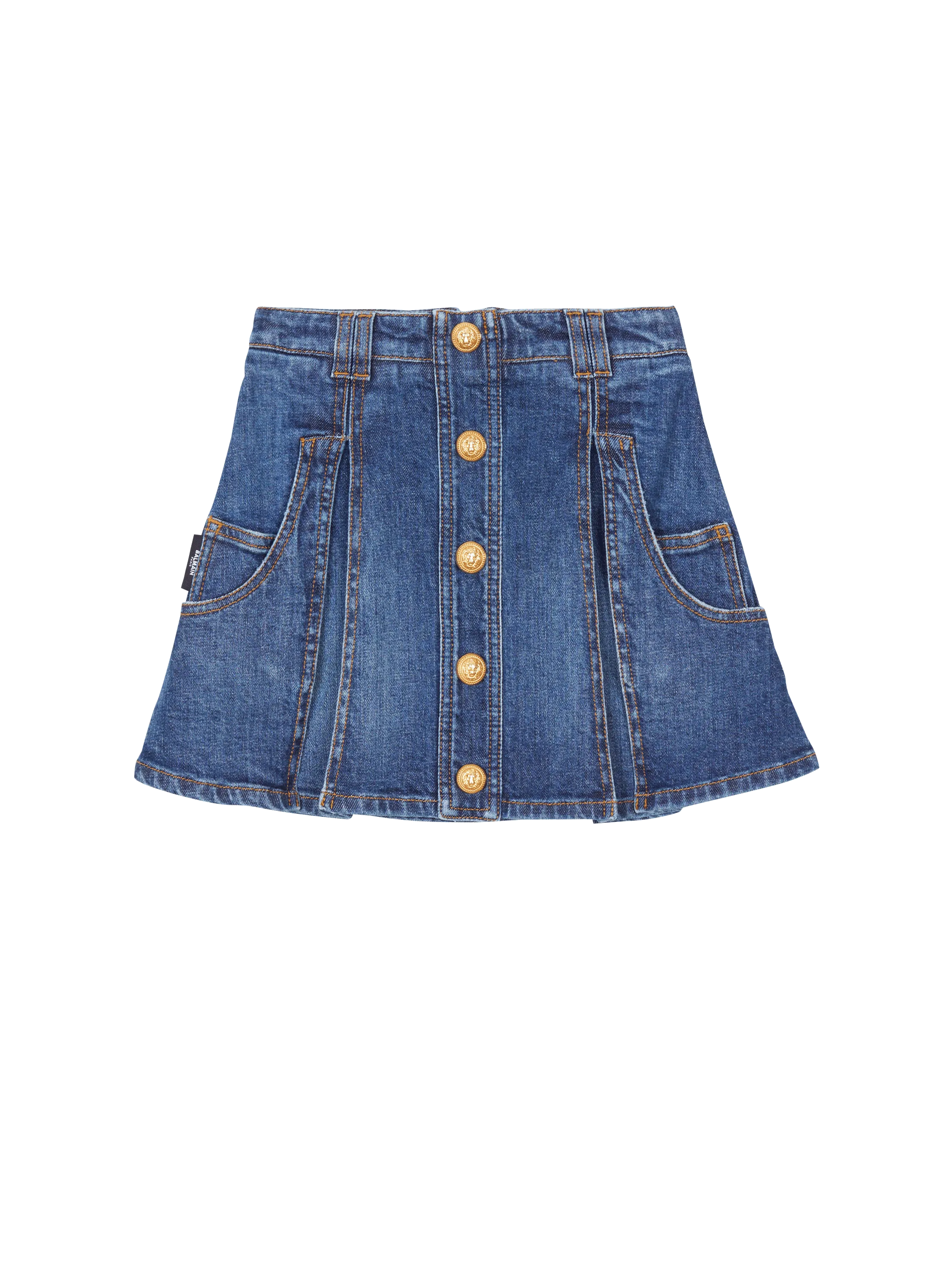 Denim skater skirt