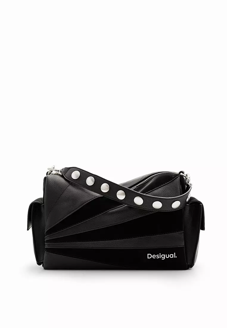 Desigual Desigual M patchwork textures bag.