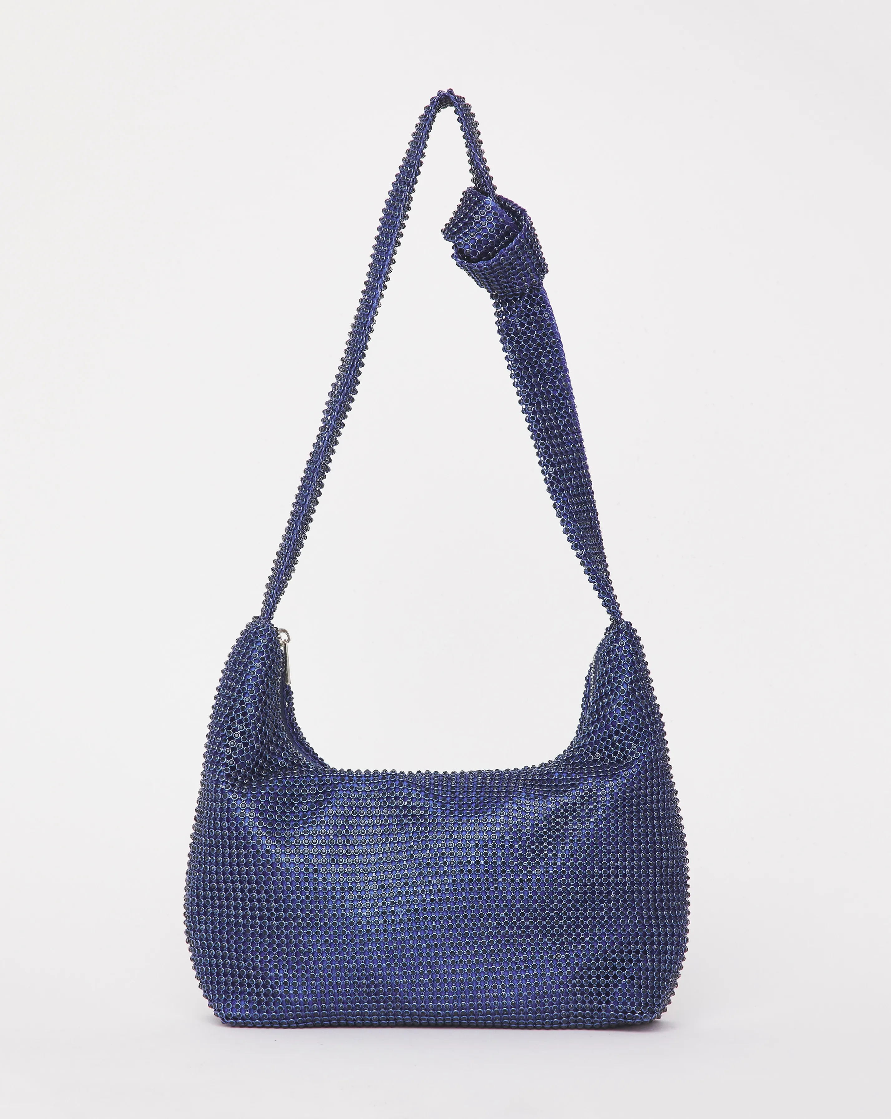 Diamante Knot Strap Shoulder Bag