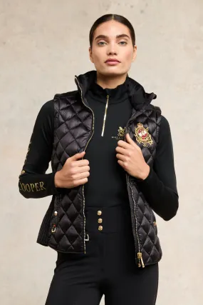 Diamond Quilt Classic Gilet (Black)