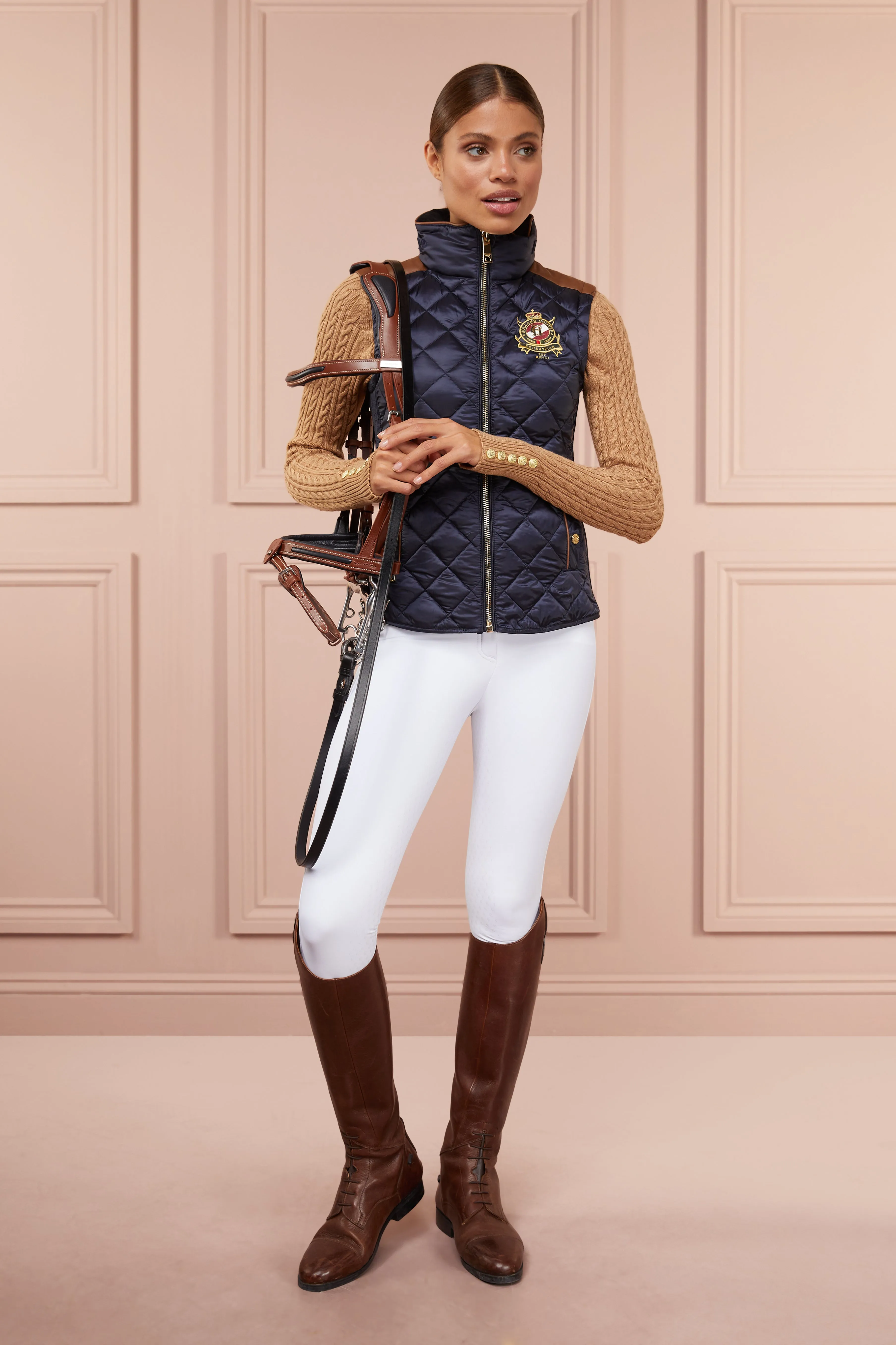 Diamond Quilt Classic Gilet (Ink Navy)