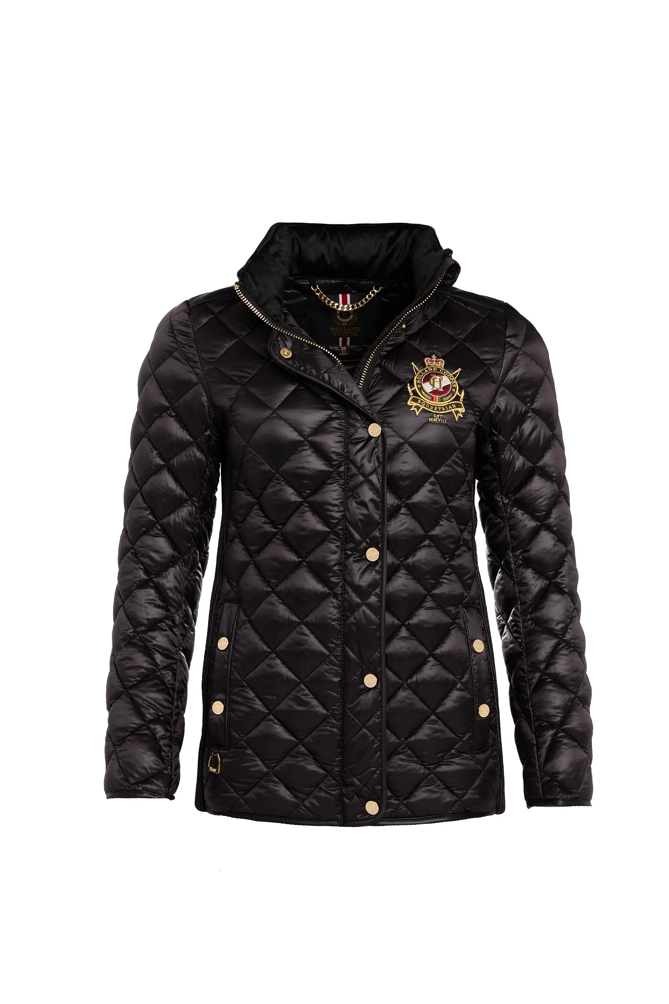 Diamond Quilt Classic Jacket (Black)