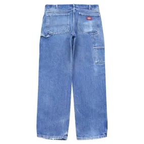 Dickies Carpenter Blue Denim Work Trousers