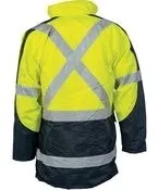 DNC 3998 Jacket - 6-In-1 - Reflective Tape - Polyester - Yellow/Navy - S