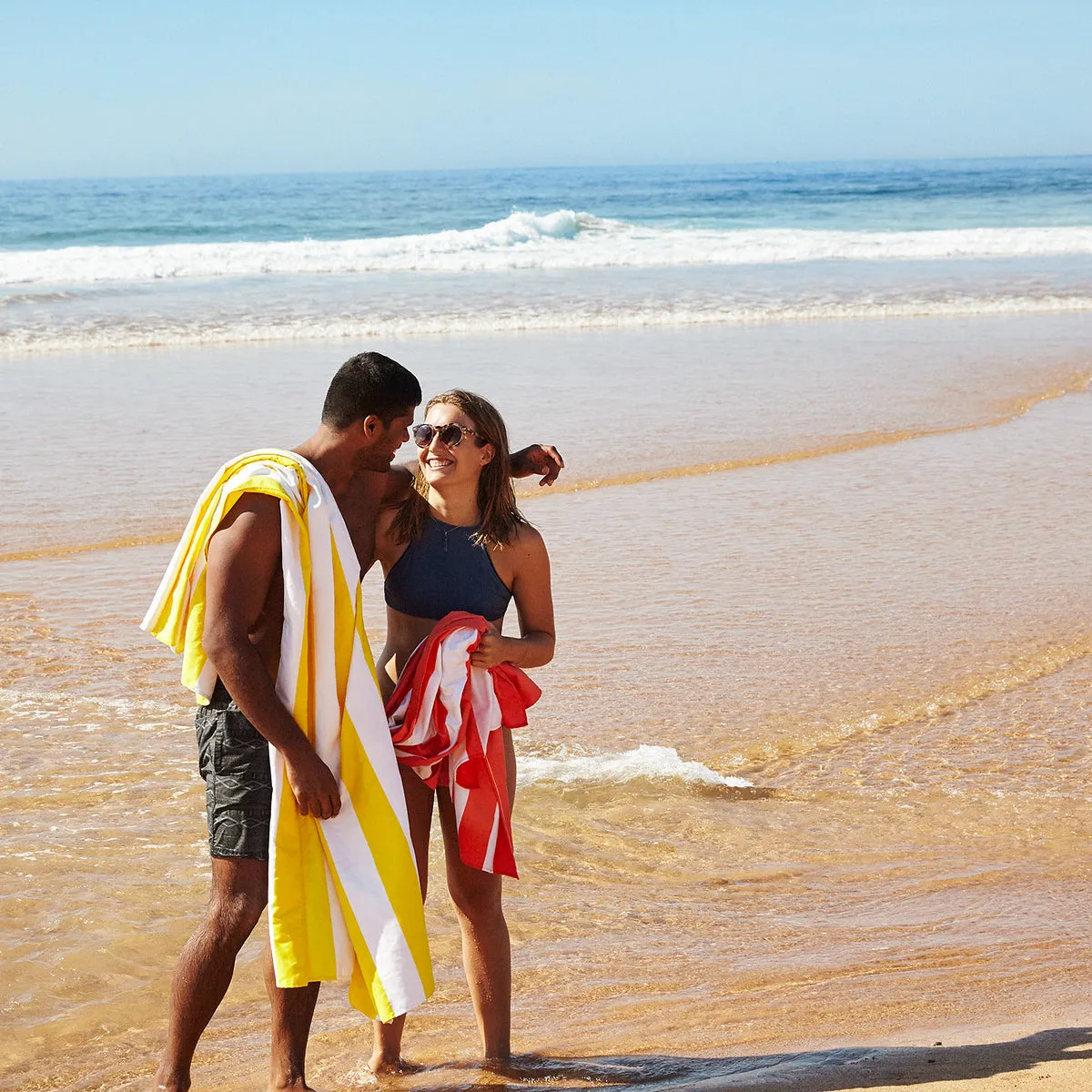 Dock & Bay Beach Towels - Cabana - Waikiki Coral