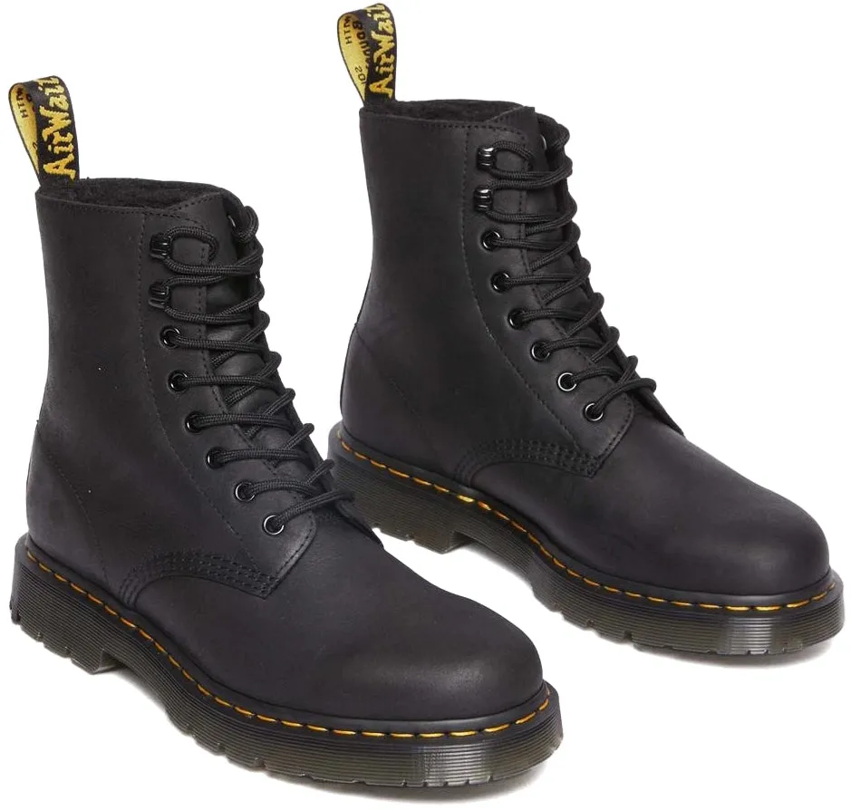 Dr. Martens 1460 Pascal Winter-grip Outlaw Leather Black WP