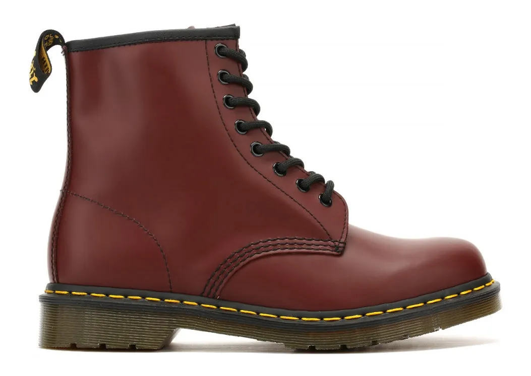 Dr. Martens 1460 Smooth Leather Hi Top Cherry Red