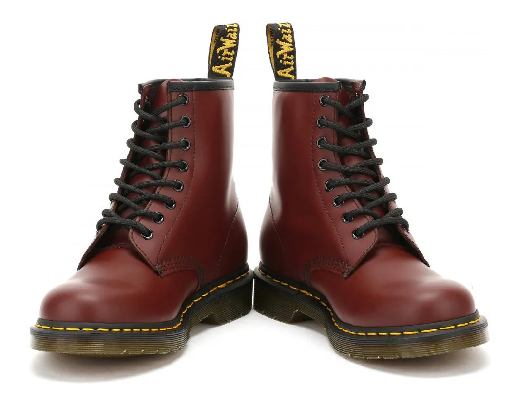 Dr. Martens 1460 Smooth Leather Hi Top Cherry Red