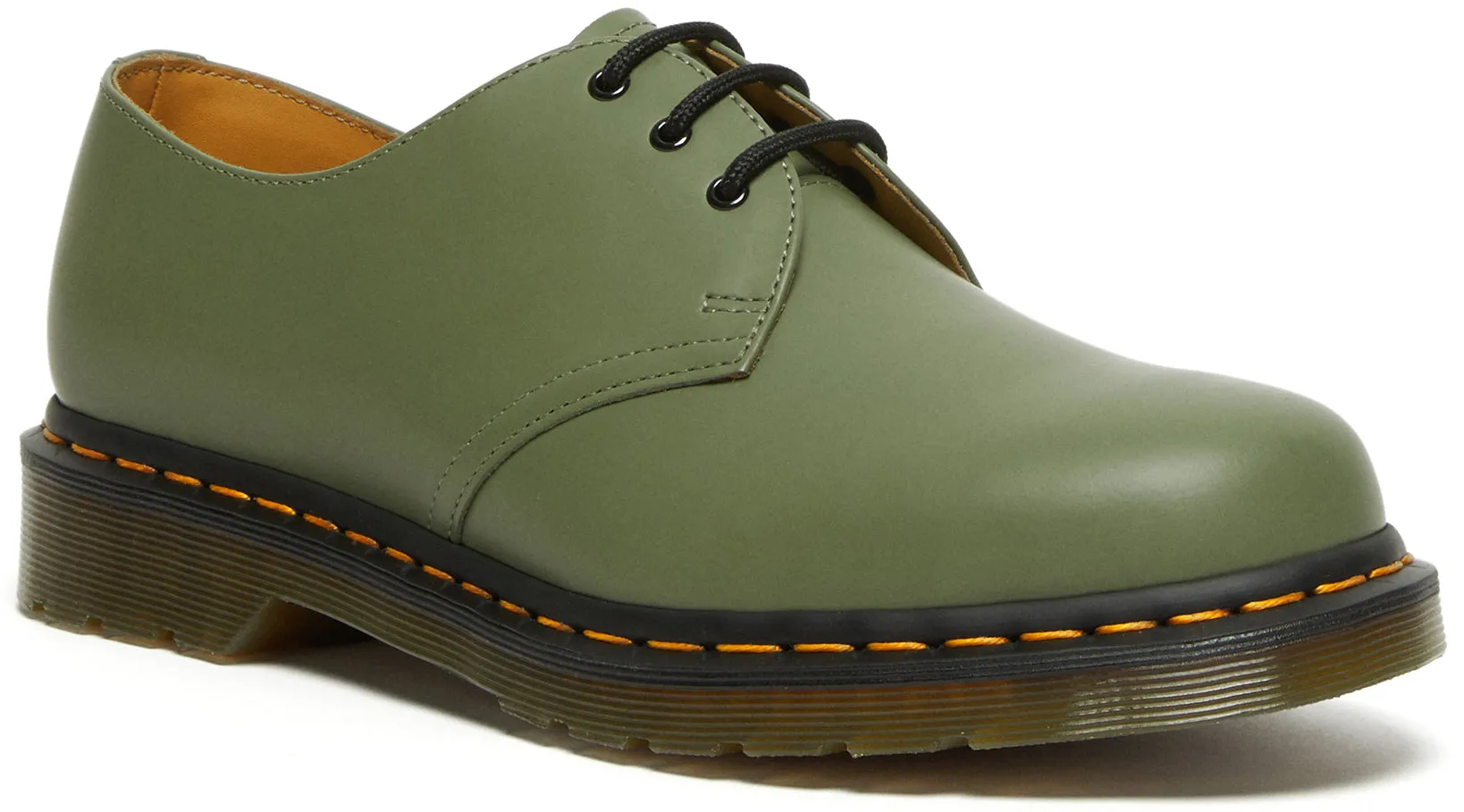 Dr Martens 1461 Khaki Green Smooth