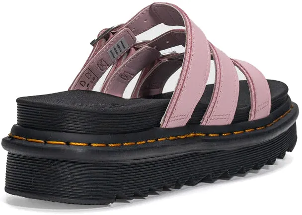 Dr Martens Blaire Slide Sandal Hydro Leather Chalk Pink