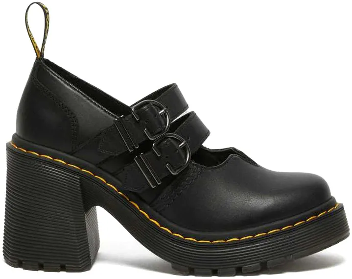 Dr. Martens Eviee Sendal Leather Heeled Mary Jane