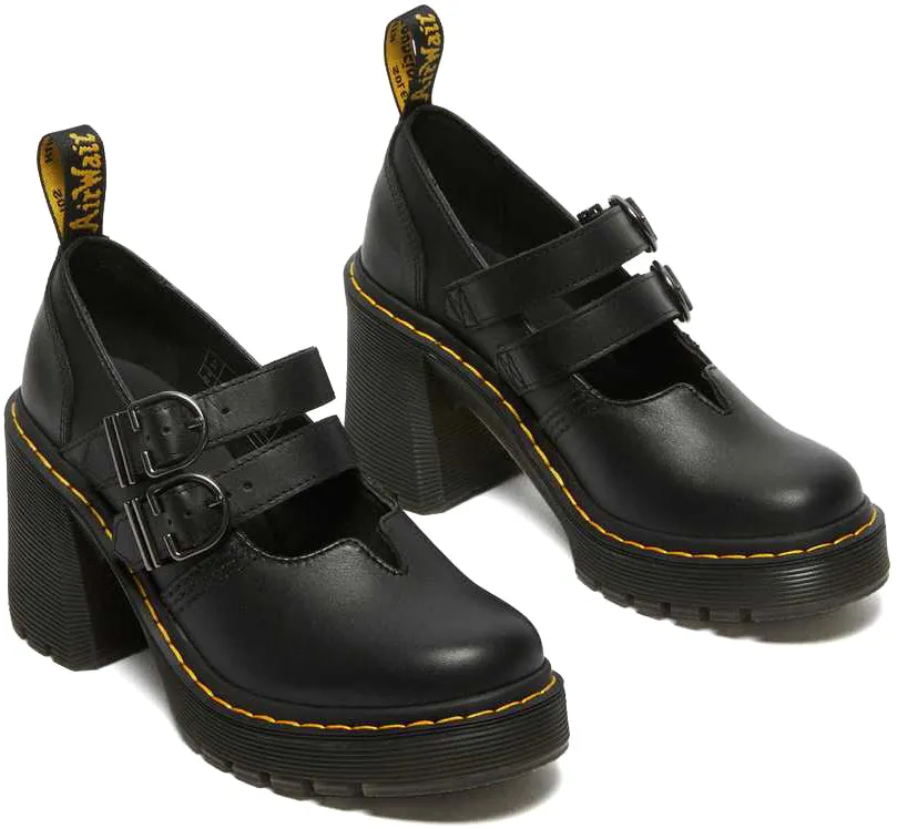 Dr. Martens Eviee Sendal Leather Heeled Mary Jane