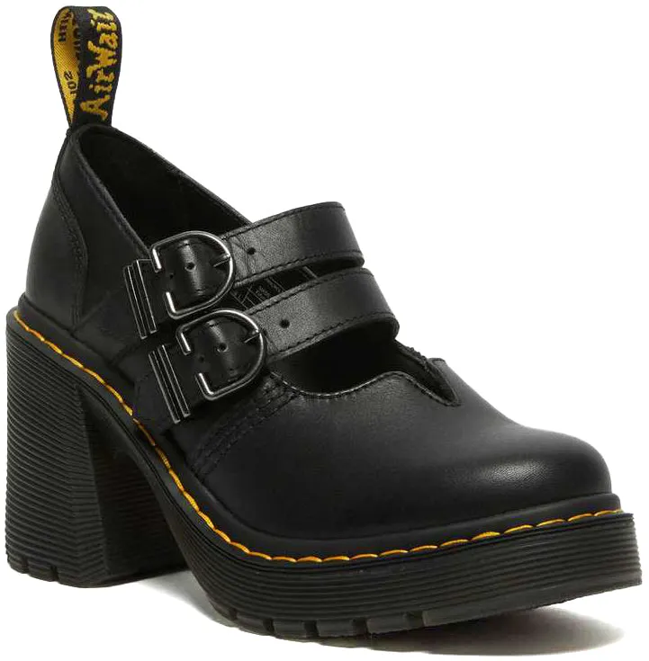 Dr. Martens Eviee Sendal Leather Heeled Mary Jane