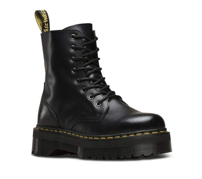 DR MARTENS JADON Black Polished Smooth