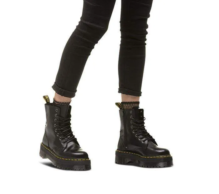 DR MARTENS JADON Black Polished Smooth