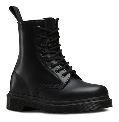 Dr. Martens Mono 1460 Smooth Leather Hi Top Black