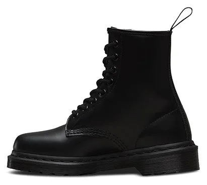 Dr. Martens Mono 1460 Smooth Leather Hi Top Black