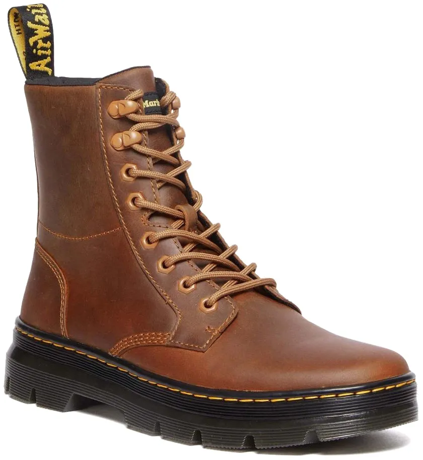 Dr. Martens Tract Combs Leather Warm Tan