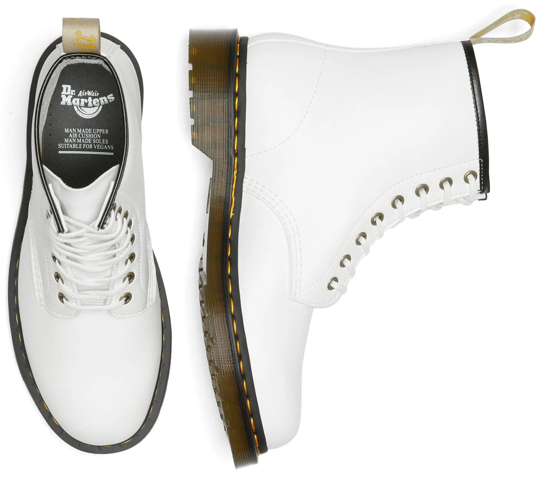 Dr. Martens Vegan 1460 Optical White Kemble