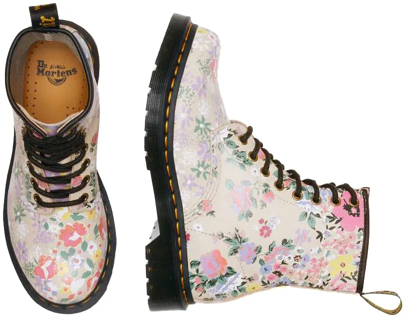 Dr. Martens Womens 1460 Pascal Floral Mash Up Backhand